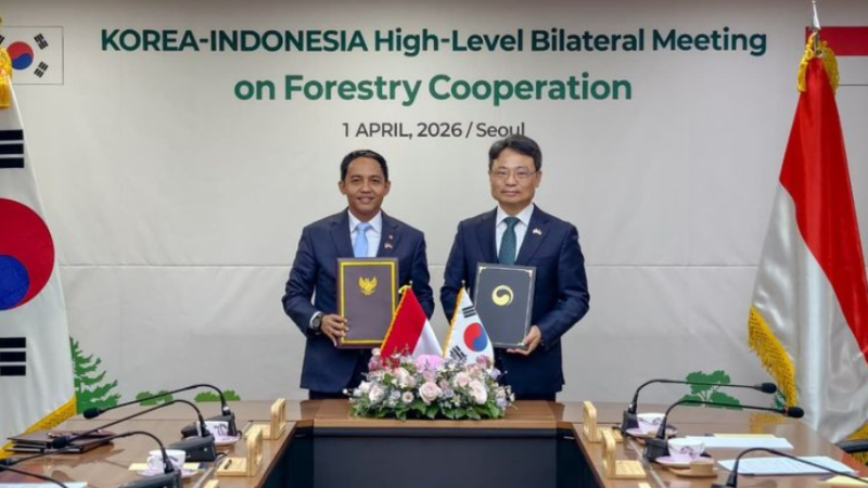 RI-Korea Perkuat Bisnis Karbon dan Hutan Berkelanjutan
